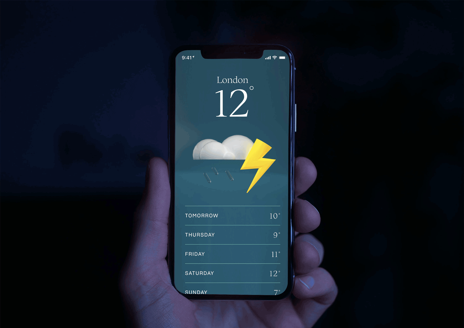 designing a weather app